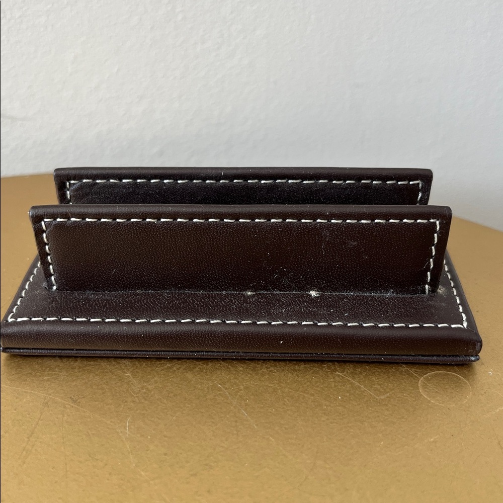 Coach Business Card Holder Brown